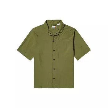 Timberland Solid Color Packable Breathable Quick-Dry Outdoor Polo Shirt Unisex Shirts Avocado-Green A68F1-V46 L