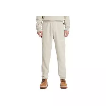 Timberland Solid Logo Outdoor Moisture-Wicking Fleece Warm Casual Pants Men bottoms Sand A6KR5-CY2 XS