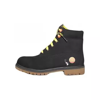 Timberland SpongeBob SquarePants x 6 Inch Junior Black Kids Sneakers TB0A22MT-001 36