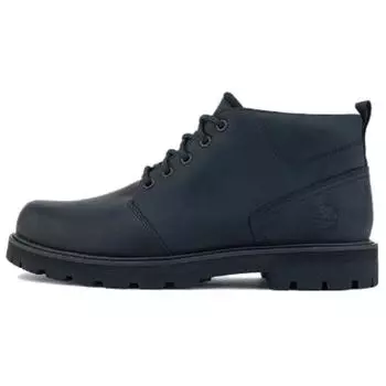 Timberland Sports Trend Durable Waterproof High-Top Outdoor Functional Shoes Men Shoes Black A69TWW02 44