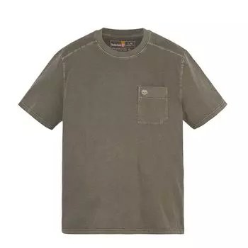 Timberland Ss25 Casual Breathable Round Neck Short Sleeve T-Shirt Men Tops Army-Green A42N5-A58 XL