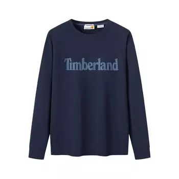 Timberland SS25 Fashion Simple Loose Breathable Pullover Long Sleeve Sweatshirt Men sweatshirt Navy-Blue A6B1C-433 M