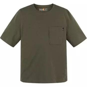 Timberland SS25 Moisture Wicking Quick Dry Crew Neck Short Sleeve T-Shirt Men Tops Military-Green A641C-A58 S