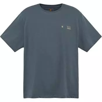 Timberland SS25 Round Neck Breathable Skin-Friendly Fashion Short Sleeve T-Shirt Unisex Tops Rock-Blue A5NYR-DH3 S