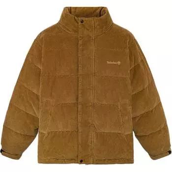 Timberland Stand Collar Warm Versatile Duck Down Puffer Jacket Men Outerwear Dark-Wheat A6X6J-EH2 XL