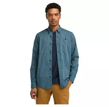 Timberland Stretch Poplin Gingham рубашка с длинным рукавом M