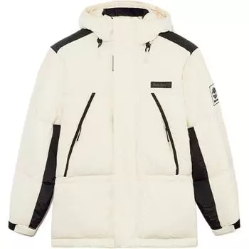 Timberland Thick Windproof Warm Water-Resistant Hooded Down Jacket Men outerwear Light-Brown A2N68-EFL M