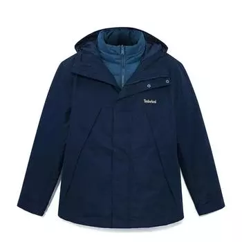 Timberland Three-In-One Outdoor Waterproof Windproof Jacket Men Jackets Deep-Sapphire-Blue A41UB433 XS