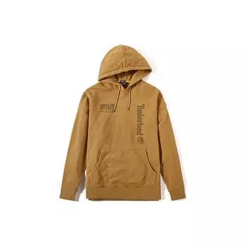 Timberland Толстовка с длинным рукавом с цветными буквами и жаккардовым принтом, мужские толстовки с капюшоном, пшеничный цвет A28MPP47 XS
