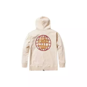 Timberland Толстовка с капюшоном и принтом в виде логотипа дерева, унисекс, дымчато-белая A6UM2-V04 S