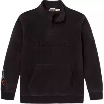Timberland Толстовка с капюшоном из флиса с буквенным принтом, влагоотводящая, повседневная, мужская, черная A2NRK-001 M