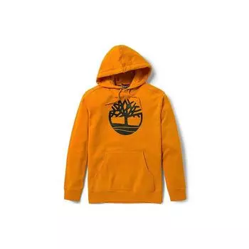 Timberland Толстовка с капюшоном на флисовой подкладке с логотипом дерева Мужские толстовки с капюшоном Чеддер A2BJH-AR8 XL