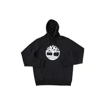 Timberland Толстовка с капюшоном с геометрическим узором и растительным принтом, мужская, черная A1Y2U-001 XL