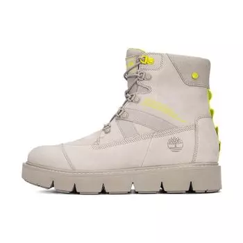 Timberland Top Layer Cowhide Leather Warm Wear-Resistant Increased Height Short Boots Outdoor Men boots Gray A5NPGK51 42