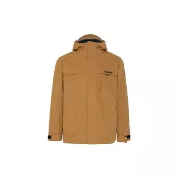 Timberland Три в одном с капюшоном свободная повседневная походная водонепроницаемая куртка мужская куртка пшеничного цвета A696H-P47 L