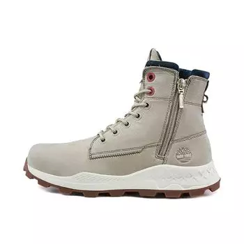 Timberland Удобные универсальные ботинки Brooklyn Series для отдыха на открытом воздухе длиной до середины икры, мужские ботинки светло-серого цвета A41AM 41