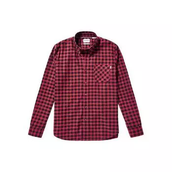 Timberland Urban Outdoor Series Дышащая клетчатая рубашка с длинным рукавом Мужские рубашки Пыльно-розовый A2EDX-C58 S