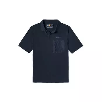 Timberland UV Protection Moisture-Wicking Polo Men tops Deep-Sapphire-Blue A2NAX-433 XXL