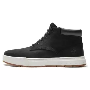 Timberland Верхний слой из ткани и кожи, воловья кожа, удобная, универсальная, нескользящая, износостойкая, повседневная обувь средней высоты, мужская повседневная обувь, черная A5PSGM015 41