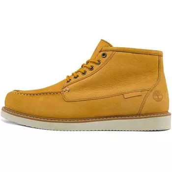Timberland Верхний слой коровьей кожи повседневные удобные кроссовки средней высоты мужские кроссовки средне-коричневые A2BTHW 43.5