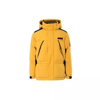 Timberland Color Block ветрозащитная теплая куртка с капюшоном мужская куртка желтая A2N68-723 L