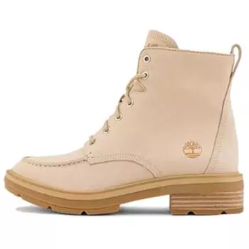 Timberland Waterproof Slip-Resistant Brimfield Comfortable Versatile Short Boots Women boots Light-Beige A2AJB-EN7 39