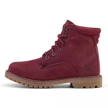 Timberland Waterville Повседневные короткие рабочие ботинки для отдыха на открытом воздухе Женские ботинки бордового цвета A1R2T 35.5