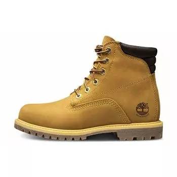 Timberland Waterville Прочные амортизирующие ботинки для отдыха на открытом воздухе длиной до середины голени Женские ботинки Желтые 8168RM 38.5