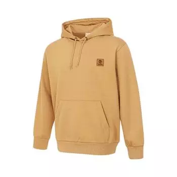 Timberland Woven Badge Life Hooded Pullover Sports Long Sleeve Sweatshirt Unisex sweatshirt Khaki A41DU-EH3 M