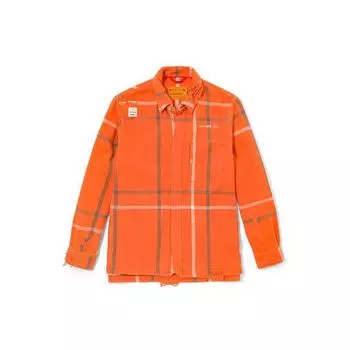 Timberland X A-Cold-Wall* Collaboration Future73 Casual Minimalist Long Sleeve Shirt Men shirts Orange A5N1J-EE7 S