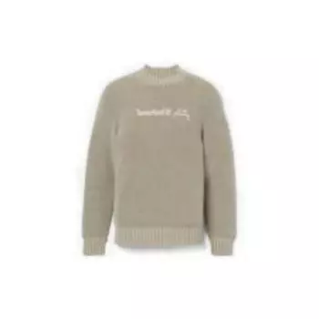 Timberland X A-Cold-Wall* Collaboration Letter Pattern Crewneck Loose Long Sleeves Sweeper Unisex Sweeper Light-Grey A6PGKDH4 S