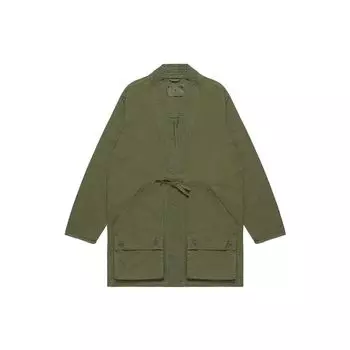 Timberland X CLOT Collaboration Однотонная длинная куртка с несколькими карманами Мужские куртки Grape-Leaf A6N39-A58 L