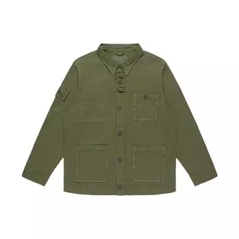 Timberland X CLOT Collaboration SS23 Однотонная многокарманная рабочая куртка мужская куртка Grape-Leaf A6N3W M