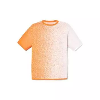 Timberland X Suzanne Oude Hengel Collaboration SS23 Round Neck Gradient Dot Short Sleeve T-Shirt Women Tops Orange A6SWPEB1 S