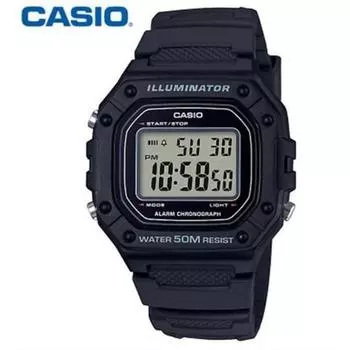 Time Planet CASIO W-218H-1A Часы Casio с уретановым ремешком