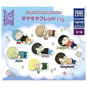 TinyTAN Dynamite Suyasuya Друг 7 типов Gacha Gacha Capsule Toy Ver. инжир. [Набор (полный полный)]