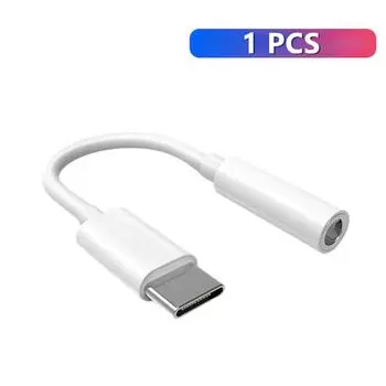 Тип C - 3,5 мм разъем AUX аудио адаптер кабель для iPhone 15 Plus Samsung Huawei Xiaomi Redmi POCO OPPO Realme наушники конвертер