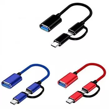 Тип-c Android Два-в-одном OTG Android USB3.0 U Disk Адаптер Кабель Кабель для зарядки мобильного телефона USB-кабель
