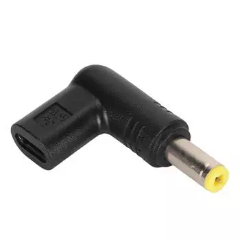 Тип C Female to 5.5x2.5mm DC адаптер Professional Efficient 100W PD Fast Charge USB C To DC Power