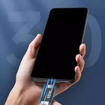 Тип C - USB-C USB-адаптер Мужской 3 OTG A Женский Разъем для передачи данных Алюминий оранжевый