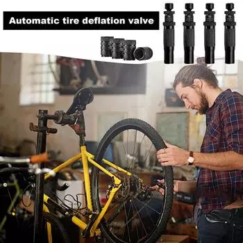 Tire Deflator Kit Sturdy Brass Automatic Deflation Valve For Tires Portable Multifunctional Fast Air Down Tool For Car RV ATV