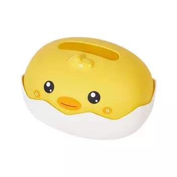 Tissue Box Convenient And Practical Unique Design Lovely Convenient Household Products Tissue Storage Box Durable Materials Cozy 19 X 15 X 13cm лимонно-желтый