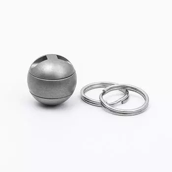 Titanium Alloy Keychain Mini Rotary Buckle Wind Bell Connector Stainless Steel Keyring Edc Tool Quick Release onesize