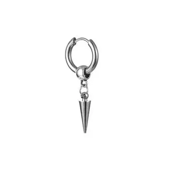 Titanium Steel Ear Studs Boys Trendy Cool Handsome Niche Design Earrings Women High Sense Hip-hop Punk Earring Neutral Style Earrings single titanium steel rivet earrings
