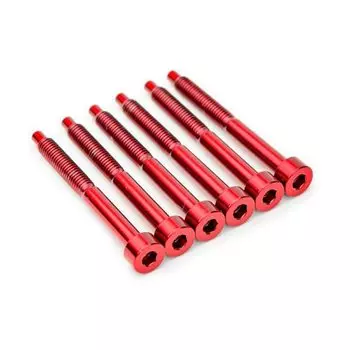 Titanium String Lock Screw Set FU-TONE (6)–RED