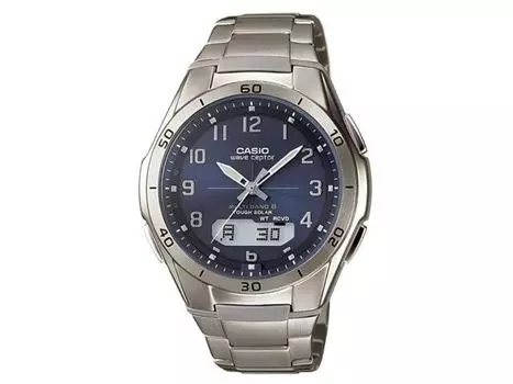Титановые часы CASIO с радио и солнечной батареей, ограниченная модель по почте WVA-M640TD-2AJF, НОВИНКА