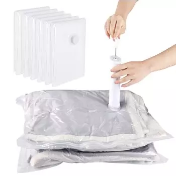 TITIROBA Futon Compression Compression Clothing Compression Futon Compression Vacuum Cleaner Hand Pump Space Odor Dust Mite Dust Moisture Changing