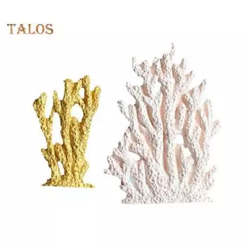 TK Mold Рельефная форма для шоколада в форме коралла DIY Декоративный инструмент Random Color