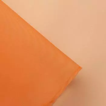 Ткань Cosmo Textile Organdy Plain Polyester Приблизительно 122 см в ширину x 1 м в разрезе Orange DDD391 Supplies 100% col.142 Crafts/Handmade