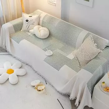 Ткань для чехла на диван Ins Style Four Seasons, универсальное, приятное для кожи, комплексное свежее чехол для дивана, пыленепроницаемое, не царапающееся полотенце для дивана 180*130cm